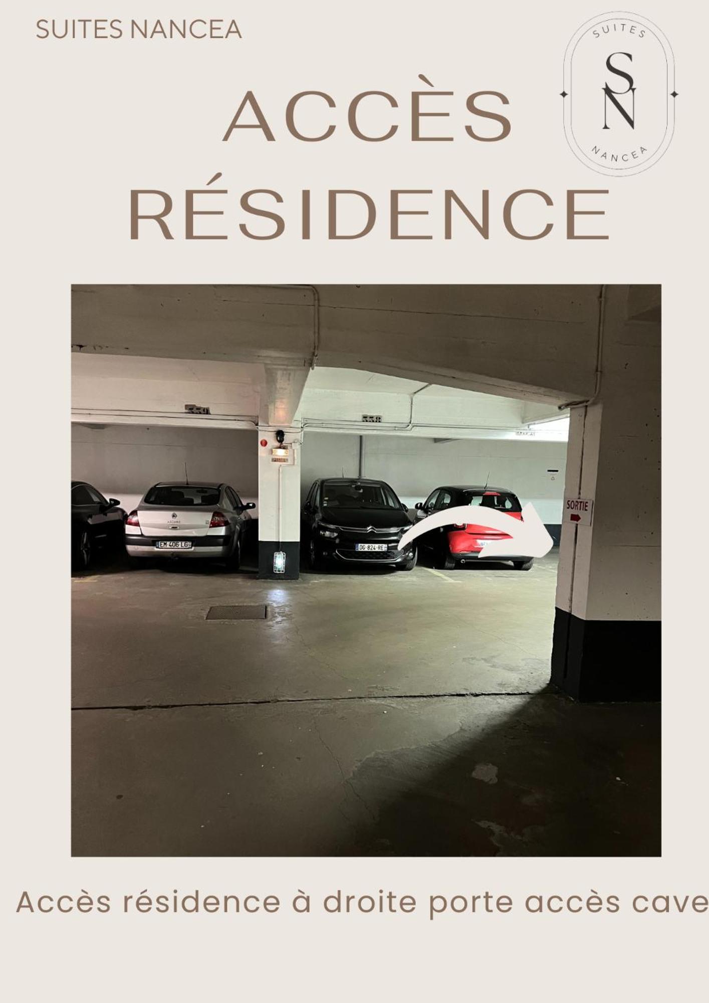 Vue Sur Le Palais - Nancy Gare Congres - Parking - T3アパートメント エクステリア 写真